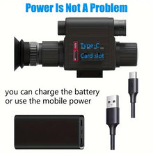 4x Optical Digital Magnification; 850nm Infrared Night Vision Telescope Night Vision Instrument Light Night Vision Instrument Night Hunting Outdoor Camping Fishing Rechargeable Battery And 32GB Memory Card