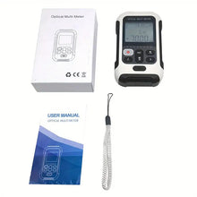 Fiber Optical Power Meter, Multifunctional High Accuracy Fiber Optic Cable Tester SC FC ST Network Cable Tester for 850, 980, 1270, 1300, 1310, 1490, 1550, 1577, 1625, 1650nm