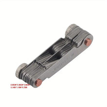 Stainless Steel 60 Degree Screw Pitch Measuring Tool Whitworth Screw Pitch Thread Plug Gage for Checking Tool Angle While Cutting Threads, Applied to Measure Thread and External Thread Tooth Pitch, and Versatile Gauge for Metal Turning Lathes, Gauges