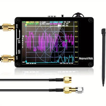Nanovna 10KHz-1.5Ghz Vector Network Analyzer Kit, SEESII MF HF VHF UHF Antenna Analyzer Measuring S Parameters, Voltage Standing Wave Ratio, Phase, Delay, Smith Chart with 2.8" Touch Screen