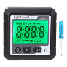 1pc, Digital Angle Meter Magnetic LCD Digital Level Tool, Protractor Inclinometer Level Backlight Portable Angle Measurement Tool Measuring Instrument for Woodworking Construction