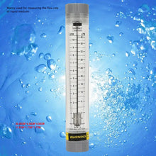 LZM- 20G 1- 10GPM Acrylic P lexiglass Tube Type Liquid Flowmeter F low Meter for Female G3/ 4in