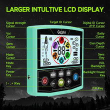 Color Screen Metal Detector, Higher Accuracy Adjustable Waterproof Metal Detectors with Pinpoint & Disc, 11" Inch Search Great for Detecting Gold, Coin, Treasure Hunting (Pseudo Color Screen)