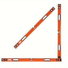 VEVOR Magnetic Torpedo Level, 78/48/32/24/16/10 In Mechanical Level Set, Bubble Vials Ruler For 45/90/180 Degree, Aluminum Alloy Leveler Tool W/ Viewing Window, Shock-Resistant For Plumbing, Wood