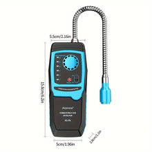 Aicevoos Digital Display Combustible Gas Leak Detector, Flammable Gas Natural Gas Methane Tester, Buzzer And Light Alarm Meter