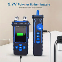 1PC Network Cable Tester Optical Wire Meter Tracer LCD Digital Rechargeable Network Line Finder Wire PoE Checker