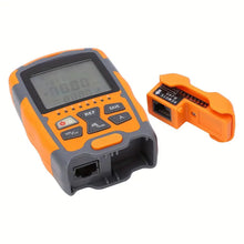 Handheld Optical Power Meter Multifunctional Optical Fiber Cable Tester with LED Light 30MW