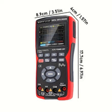 3 in1 handheld oscilloscope multimeter with built-in battery rechargeable dual channel 50MHz