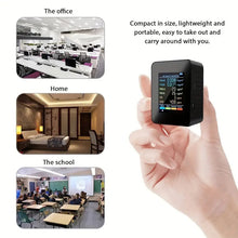 6 In 1 Meter Air Quality Monitor PM2.5 PM10 HCHO TVOC For Detector LCD Display Gas Detector Sensor Analyzer