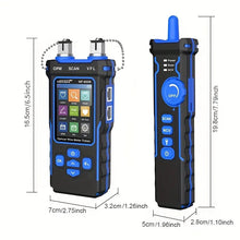 NOYAFA NF-8508 Network Cable Tester with Optical Power Meter VFL, RJ11 RJ45/PoE Tester/CAT5 CAT6/length Measurement, Telephone line Trace Meter with Headset, Network Tools