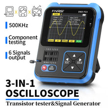 DSO-TC3 Digital Oscilloscope Transistor Tester Function Signal Generator 3 In 1 Multifunction Electronic Component Tester