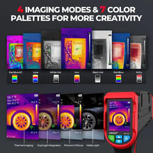 NOYAFA NF-521 Industrial Thermal Imaging Device, 24 * 24 Pixels Resolution 16 GB Memory Card Thermal Imaging Camera with 2.4 Inch LCD Display