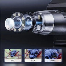 4.3 Inches Ultra Clear And High-definition 1000X Digital Microscope With 8LED Digital Electronic Biological Microscope Teaching Microscope