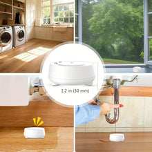 5 Packs Water Detector Alarm With Remote APP Control, Water Leak Sensor, WiFi Water Leak Detectors For Home: 110dB Water Alarm Leak Detector With APP Real-time Notification, 2.4G Water Alarms For Basements