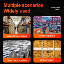 1500kg/3306lbs Digital Hanging Crane Scale With 65ft Remote Control Heavy Duty LCD Industrial Hook Scale