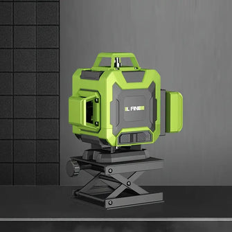 16 line green laser level, luxury package box, with 1M retractable bracket, luxury rotating base, two digital display batteries