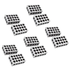 5 Pair of Matched 1 x 2 x 3 Accuracy Parallel Blocks, 23-Hole 0.0002 Inch Alloy Steel 123 Parallel Block Set