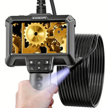 Endoscope Camera with Light - IP67 Waterproof Borescope Camera with 8 Adjustable LED Lights | 4.3" LCD Screen Borescope | HD 1080P Inspection Camera Scope Camera with 16.5ft Semi-Rigid Cord