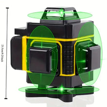 4x360° Laser Level, Self-leveling Tool for Construction, Tiling Floor & Picture Hanging, 4D Cross Line Laser Level with Remote Control