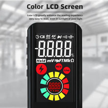 BSIDE A10 New Digital Multimeter, USB Rechargeable Smart Electrician Tester, T-RMS Autoranging DC AC Voltage Capacitance Ohm Diode Duty Cycle Hertz NCV Professional Multifunction Tester