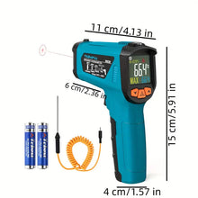 Tilswall Infrared Thermometer (Not For Humans) -50°C To 800°C Tilswall IR Digital Laser Temperature Meter With Thermometer Cooking LCD Display, Alarm For High/Low Temperature Cooking Barbecue