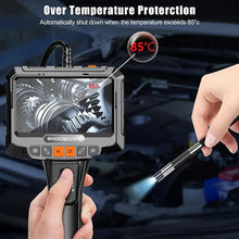 5.0 Inches 2-Way Articulated Borescope HD 1080P 8.5mm/0.33in Endoscope Inspection Camera, Endoscope LED Lighting, Photo And Video, Suitable For Cars, Aircrafts, Mechanical Pipes, House Inspections - Cord Length 59 Inches
