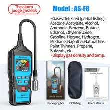 Combustible Gas Leak Detector Flammable Gas Methane Natural Gas Tester Sound Light Alarm Meter Leak Location Determine