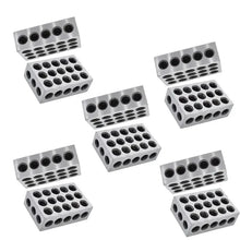 5 Pair of Matched 1 x 2 x 3 Accuracy Parallel Blocks, 23-Hole 0.0002 Inch Alloy Steel 123 Parallel Block Set