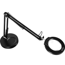 VEVOR Magnifying Glass with Light and Stand, 5X Magnifying Lamp, 4.3" Glass Lens, Base and Clamp 2-in-1 Desk Magnifier with Light, 64 LED Lights 5 Color Modes, for Close Work Reading Repair Crafts