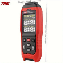 TASI Multi-Channel K Type J Type Thermocouple Temperature Meter with Four Channels, Data Storage and USB Communication for Computer Transfer and Data Upload - Industrial High Precision Contact Probe Thermometer