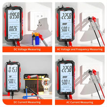 Super Full Screen Rechargeable 6000 Counts Auto Range Digital Professional Multimeter Easy To Read Easy To Operate