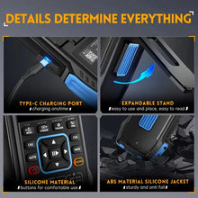 2C23T Handheld Digital Oscilloscope Multimeter + Function Signal Generator 2023 Latest 3in1 Dual Channel 10MHZ*2 50MS/s