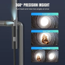 OIIWAK 8MM Dual Lens Industrial Endoscope 1080P HD Borescope Inspection Camera