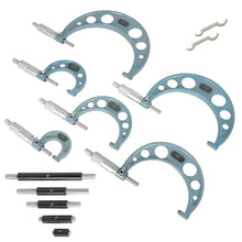 0.0001" Precision Outside Micrometer 6 Pcs Set 0-6" Carbide Standards Set