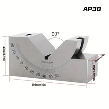 Milling Machine Precision Parts Adjustable Degrees Angle Gauge, V Block Angler Block, AP25 AP30 AP46, Precision Measurement Tools
