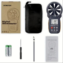 BTMETER BT-100 Handheld Anemometer, Digital Wind Speed CFM Meter Gauge Air Flow Velocity Tester For HVAC Shooting Drone, Wind Chill, Wind Temperature