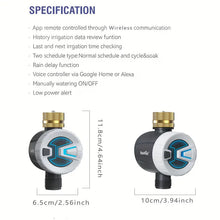 RAINPOINT Sprinkler Timer Outdoor, Wireless Hose Timer To 60meters/195 foot Connect Range Auto Irrigation Water Timer for Garden Hose, Faucet Timer for Lawn Yard