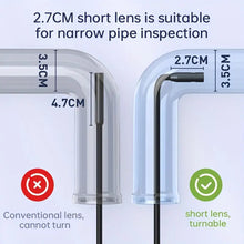 Industrial Endoscope, 8mm HD Digital Borescope Inspection Camera 4.3 Inch IPS LCD Screen IP67 Waterproof Snake Camera With 8 LED Lights, 15/20/30m Semi-Rigid Cable, Auto Repair Plumbing House Auxiliary Inspection