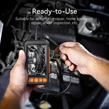 Industrial Endoscope, 8mm Digital Borescope Inspection Camera 4.3 Inch IPS LCD Screen Snake Camera 1/5/10m Semi-Rigid Cable, Auto Repair Plumbing House Auxiliary Inspection