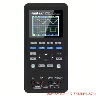 Hantek Handheld Oscilloscope tester Multimeter DMM 2D72 2CH Signal Generator