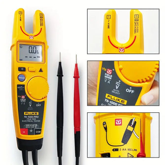 Fluke T6-1000 pro Electrical Tester Fieldsense 1000V AC/DC True RMS&Fluke case
