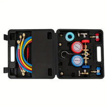 Vacuum Pump 3.5CFM 1/4HP Single Stage Air Vacuum Pump HVAC with R134A R410A Kit AC A/C Manifold Gauge Set