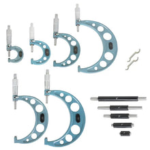 0.0001" Precision Outside Micrometer 6 Pcs Set 0-6" Carbide Standards Set