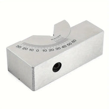 Greensen Milling Machine Precision Parts Adjustable Degrees Angle Gauge AP30 Angle V Block Micro Adjustable Angle Block Stainless Steel Precision Adjustable Angle Gauge 75x25x36mm For Milling Lathe Machinist Tools