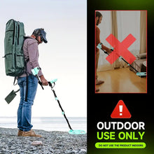 Color Screen Metal Detector, Higher Accuracy Adjustable Waterproof Metal Detectors with Pinpoint & Disc, 11" Inch Search Great for Detecting Gold, Coin, Treasure Hunting (Pseudo Color Screen)