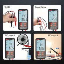 Smart Digital Multimeter: 6000 Counts TRMS for Voltage, Current, Resistance, Continuity, Duty-Cycle, Capacitance, Temperature & Frequency Measurement