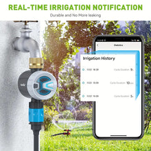 RAINPOINT Sprinkler Timer Outdoor, Wireless Hose Timer To 60meters/195 foot Connect Range Auto Irrigation Water Timer for Garden Hose, Faucet Timer for Lawn Yard
