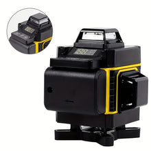 4x360° Laser Level, Self-leveling Tool for Construction, Tiling Floor & Picture Hanging, 4D Cross Line Laser Level with Remote Control