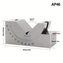 Milling Machine Precision Parts Adjustable Degrees Angle Gauge, V Block Angler Block, AP25 AP30 AP46, Precision Measurement Tools