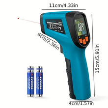 Tilswall Infrared Thermometer (Not for Human), Non-Contact Temperature Gun with Color LCD Display, High/Low Temp Alarm, Digital Laser Thermometer Gun for Cooking, Freezer, Industry